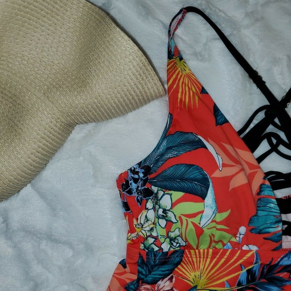 APT.9 WOMEN'S SWIM TANKINI TOP SIZE S